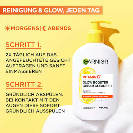 Reinigungsgel Glow Booster Vitamin C Garnier Skin Active