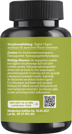 Bockshornklee Kapseln 60 St Lebepur