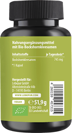 Bockshornklee Kapseln 60 St Lebepur