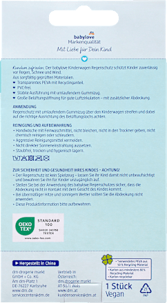 Regenschutz für Kinderwagen babylove