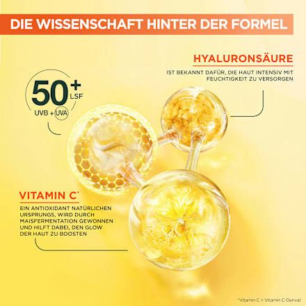 Gesichtsfluid Vitamin C Invisible LSF 50+ Garnier Skin Active