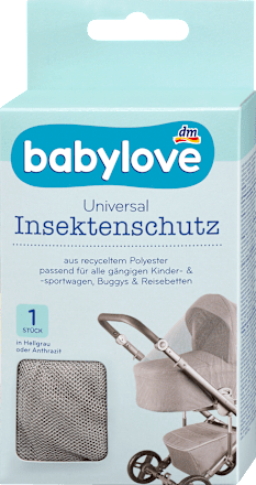 Insektenschutz-Netz für Kinderwagen Universal grau babylove