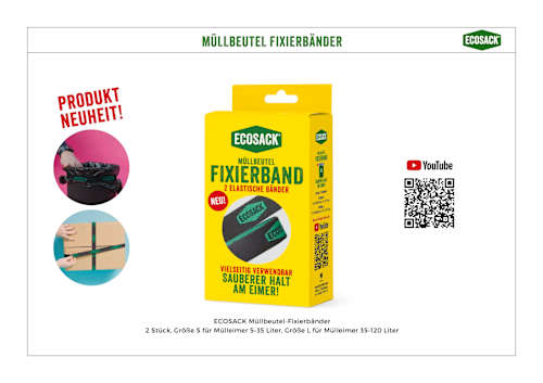 Müllbeutel allround Fixierband Ecosack