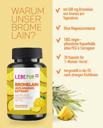 Bromelain Kapseln Lebepur