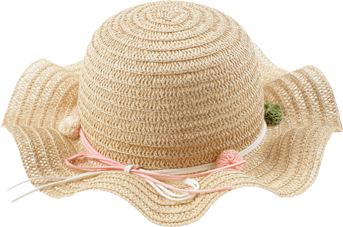 Strohhut, beige, Gr. 52/53 PUSBLU