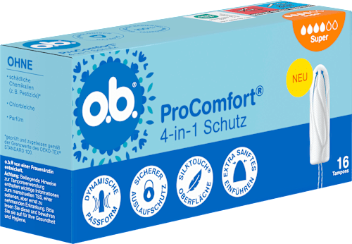 Tampons ProComfort Super o.b.