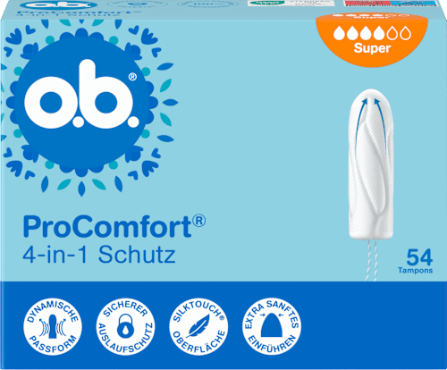 Tampons ProComfort Super o.b.
