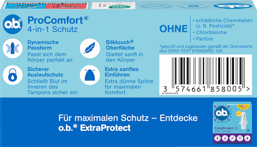 Tampons ProComfort Mini o.b.
