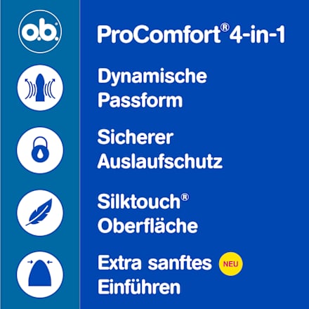 Tampons ProComfort Mini o.b.