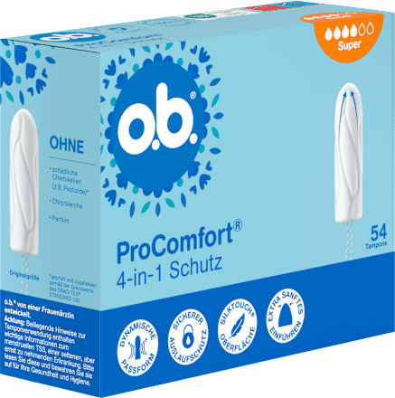 Tampons ProComfort Super o.b.