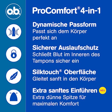 Tampons ProComfort Normal o.b.