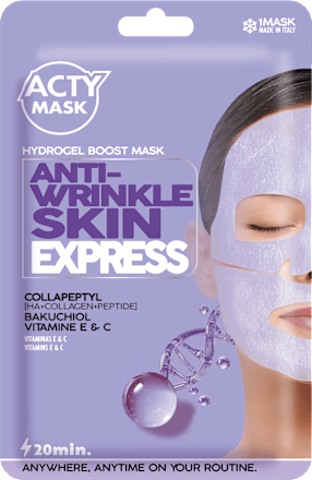 Maschera viso idrogel anti-rughe SKIN EXPRESS ACTY MASK