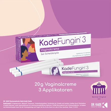 KadeFungin 3 Vaginalcreme, 2 % Clotrimazol KadeFungin