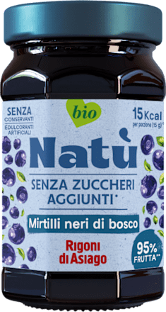 Composta Natù Bio di mirtilli neri di bosco Rigoni di Asiago