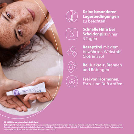 KadeFungin 3 Vaginalcreme, 2 % Clotrimazol KadeFungin