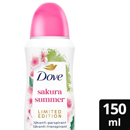Antitranspirant Deospray sakura summer Matcha & Cherry Blossom Scent Dove