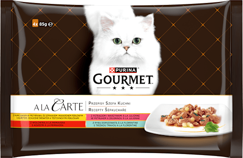 Mokra karma dla kota Przepisy Szefa Kuchni Purina Gourmet