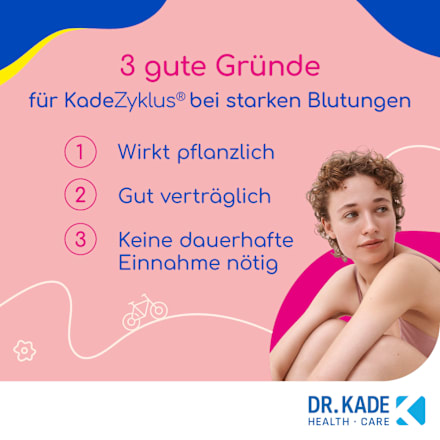 KadeZyklus bei starken Blutungen während der Menstruation 400 mg Filmtabletten KadeZyklus