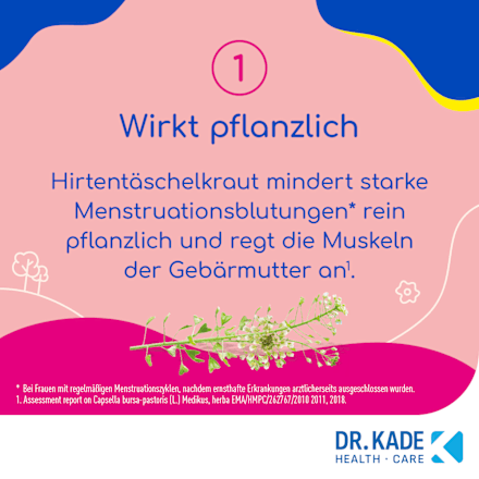 KadeZyklus bei starken Blutungen während der Menstruation 400 mg Filmtabletten KadeZyklus