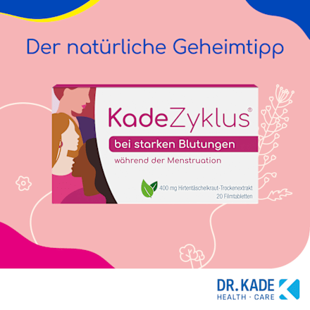KadeZyklus bei starken Blutungen während der Menstruation 400 mg Filmtabletten KadeZyklus