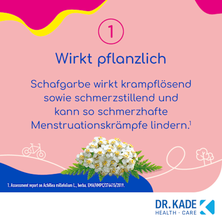 KadeZyklus bei Krämpfen bei Krämpfen während der  Menstruation 250mg Filmtabletten KadeZyklus