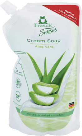 Tekuté mydlo na ruky Aloe Vera - náhradná náplň Frosch Senses