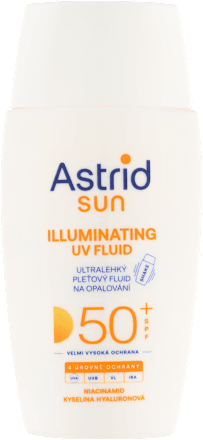 sun pleťový fluid na opalování SPF 50+ Astrid