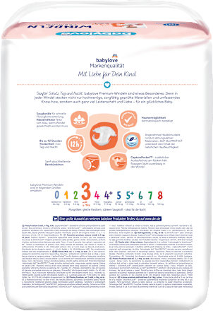 PREMIUM pelene midi, veličina 3 (4-9kg) babylove