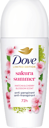 Antitranspirant Deo Roll-on sakura summer Matcha & Cherry Blossom Scent Dove