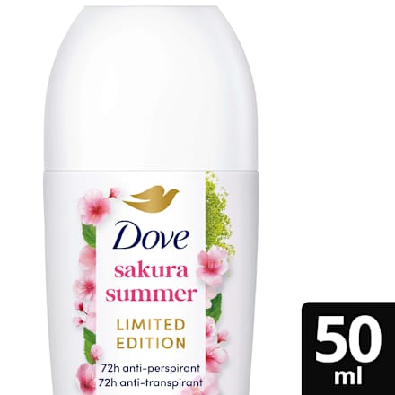 Antitranspirant Deo Roll-on sakura summer Matcha & Cherry Blossom Scent Dove