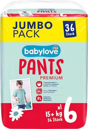 Pelene-gaćice vel. 6 (XL), 15+ kg, Jumbopack babylove
