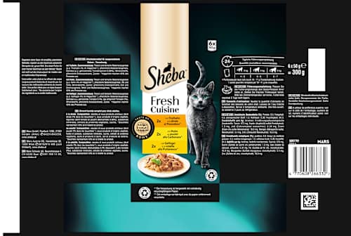 Nassfutter Katze Fresh Cuisine Truthahn, Geflügel & Huhn Sheba