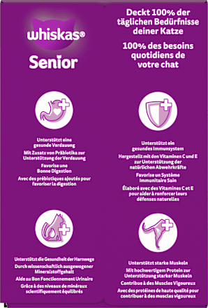 Nassfutter Katze 11 + Jahre Katzenfutter Geflügel Whiskas