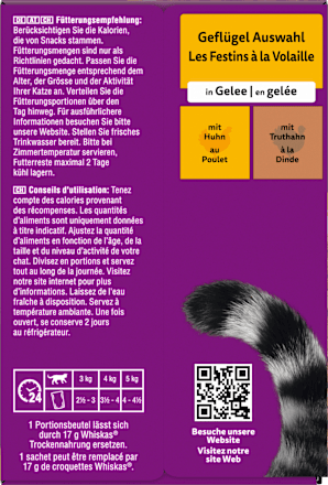 Nassfutter Katze 11 + Jahre Katzenfutter Geflügel Whiskas