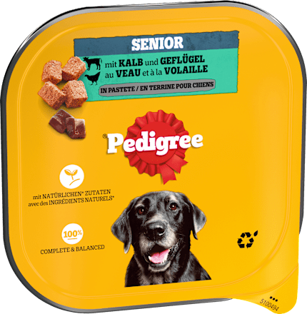 Nassfutter Hund Senior mit Kalb & Geflügel Pedigree