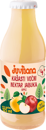 Dečiji kašasti voćni sok, kruška i jabuka, od 4. meseca  juvitana