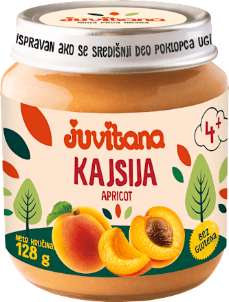 Dečija kašica - kajsija, od 4. meseca juvitana