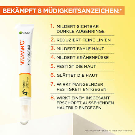 Augencreme Glow Booster, Vitamin C Garnier Skin Active