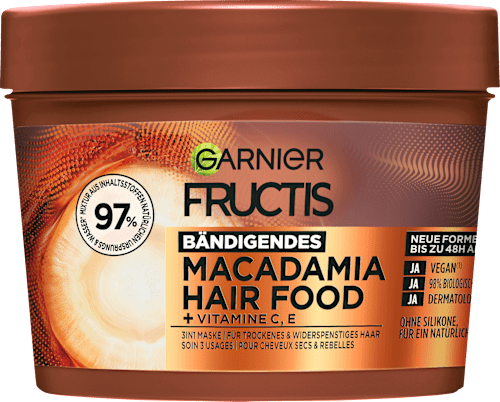Haarkur Macadamia Hair Food 3in1 Maske GARNIER FRUCTIS