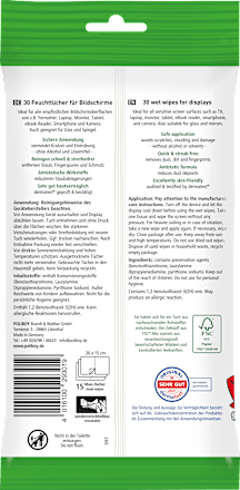 Feuchte Reinigungstücher für Bildschirme Poliboy