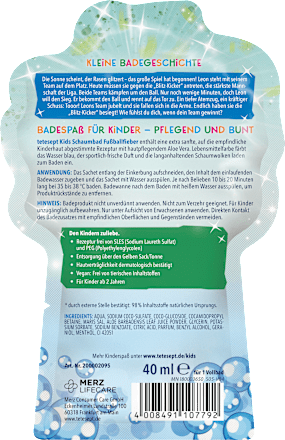 Schaumbad Fußballfieber tetesept: KIDS