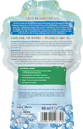 Schaumbad Fußballfieber tetesept: KIDS