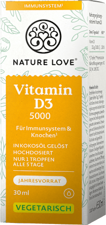 Vitamin D3 5000 I.E. Tropfen Nature Love