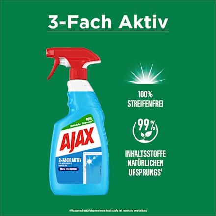 Glasreiniger 3-Fach Aktiv AJAX
