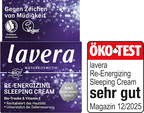 Nachtcreme Re-energizing lavera NATURKOSMETIK