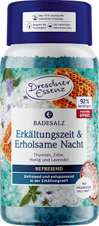 Badesalz Erkältungszeit & Erholsame Nacht Dresdner Essenz