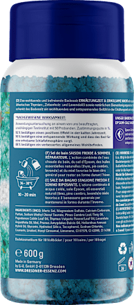 Badesalz Erkältungszeit & Erholsame Nacht Dresdner Essenz