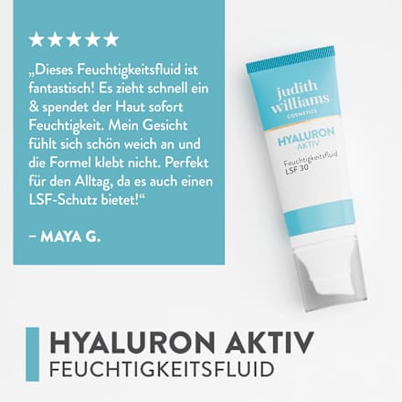 Feuchtigkeitsfluid Hyaluron Aktiv LSF30 judith williams COSMETICS