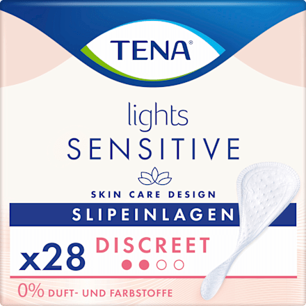 Slipeinlagen Inkontinenz Lights Sensitive Discreet TENA