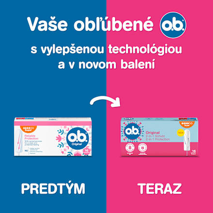 Tampóny Original Super o.b.